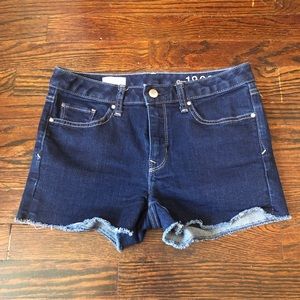 GAP 1969 Summer Denim Slim Cut-Off Shorts SZ 25Reg